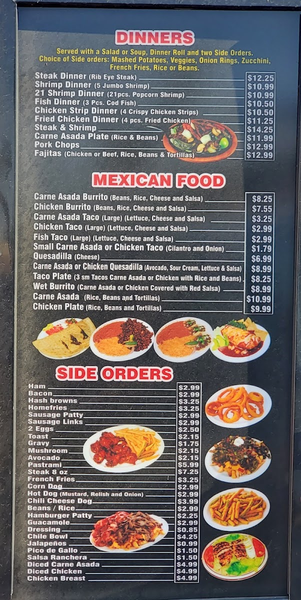 Barstow Burger Menu - Image 5