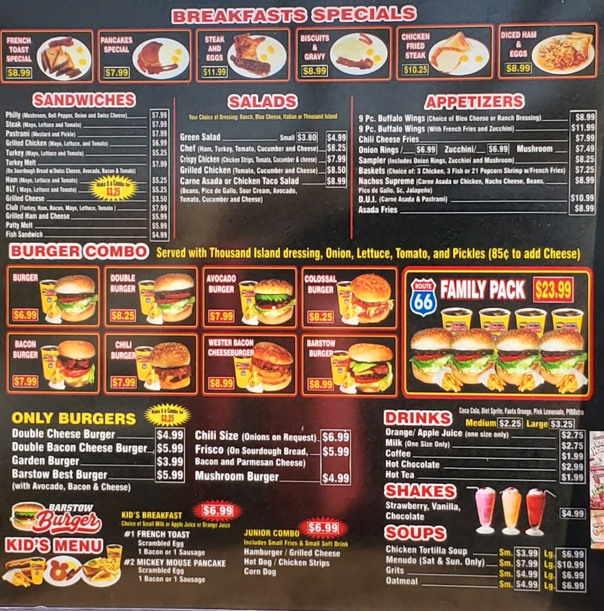 Barstow Burger Menu - Image 6